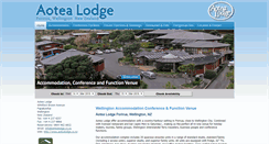 Desktop Screenshot of aotealodge.co.nz